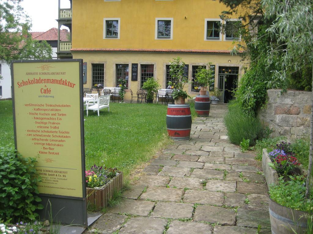 Pension Reiche Struppen Buitenkant foto