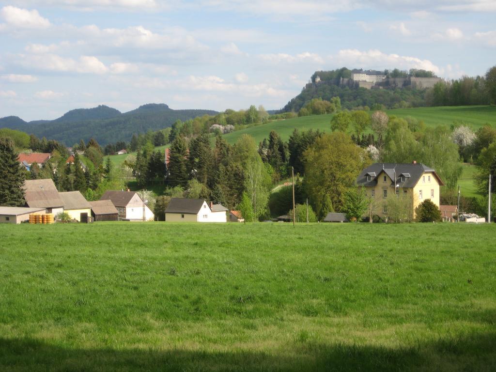 Pension Reiche Struppen Buitenkant foto